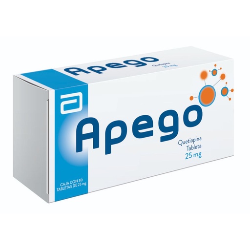 [7501033960543] Apego 25 Mg 30 Tabletas
