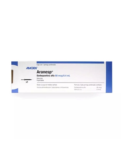 [8715131007874] Aranesp 80 Mcg/0.4Ml 1X1Jga Prell  