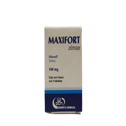 [7501825300069] Maxifort Zimax 100 Mg 4 Tabletas Genérico Degorts 