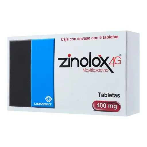 [7501299307328] Zinolox4G 400 Mg 5 Tab             