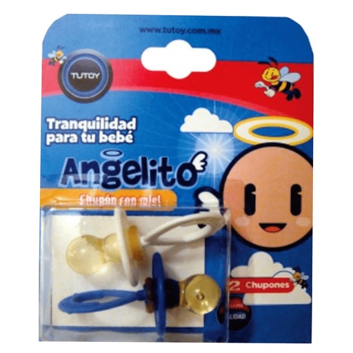 [7508304255933] Chupón Con Miel Bon Leo 2 Piezas 