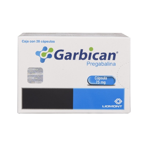 [7501299307472] Garbican 75 Mg 28 Caps             