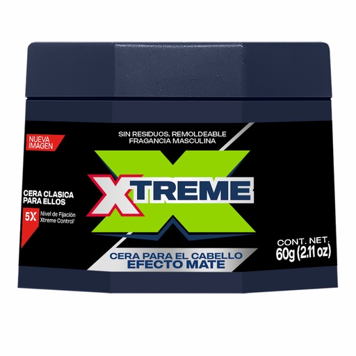 [7501199423425] Cera Modeladora X Treme Efecto Mate 60 G 