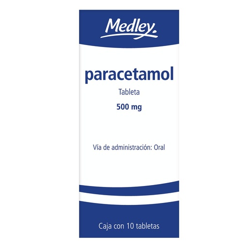 [7501159580359] Medley Paracetamol 500 Mg 10 Taletas Genérico Sanofi Ave 