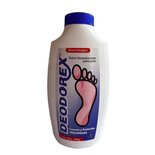[7502216129009] Talco Deodorex 100 G 