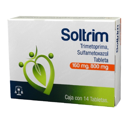 [7501537189747] Soltrim Trimetoprima/Sulfametoxazol 14 Tabletas Genérico Bruluagsa 