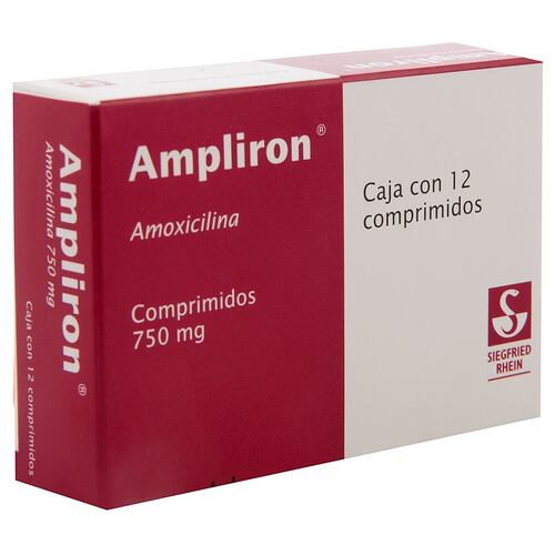 [7501300408402] Ampliron 750 Mg 12 Tabletas