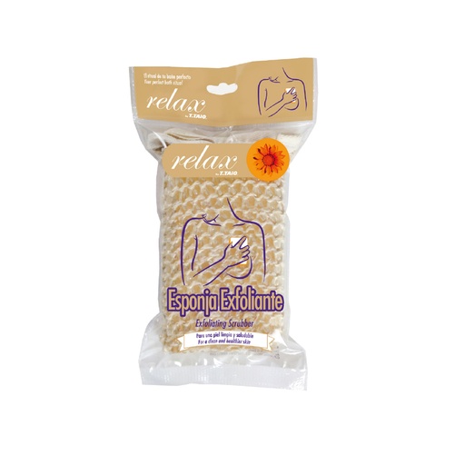 [7501103300750] Esponja T.Taio Relax Exfoliante Baño 
