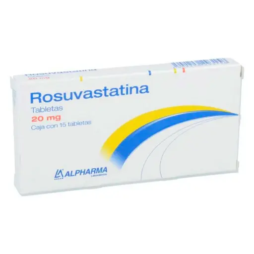 [7502226293158] Rosuvastatina 20Mg Caja Con 15 Tabletas