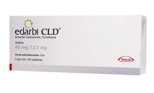 [7891317019679] Edarbi CLD 40/12.5 Mg 28 Tabletas 