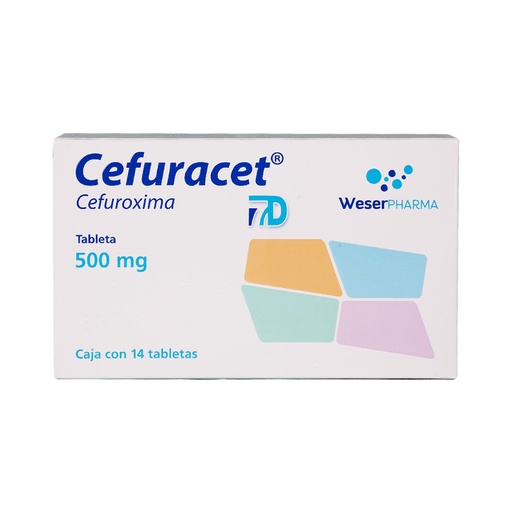 [7501300407207] Cefuracet 7D 500 Mg 14 Tabletas 