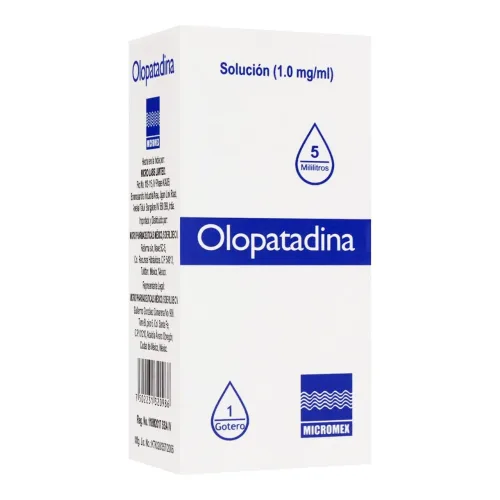 [7502231320986] Olopatadina 1Mg Fco 5Ml Sol Lgen   