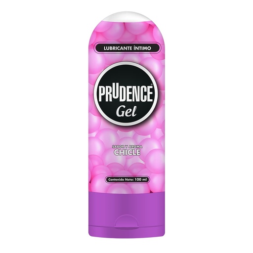 [7502214986048] Lubricante Pruden Chicle Gel 100Ml 