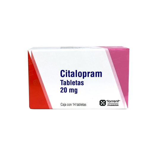 [8902220115866] Citalopram 20 Mg 14 Tabletas Genérico Torrent 