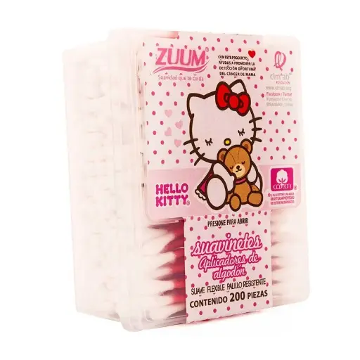 [7502258101001] Aplic Algodón Zuum Hello Kitty C/200     