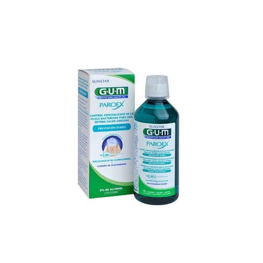 [70942304023] Enjuague Bucal Gum Paroex Uso Diario 500 Ml 