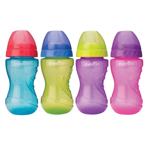 [7501027565723] Vaso Entrenador Evenflo Boquilla Suave 10 Onzas 