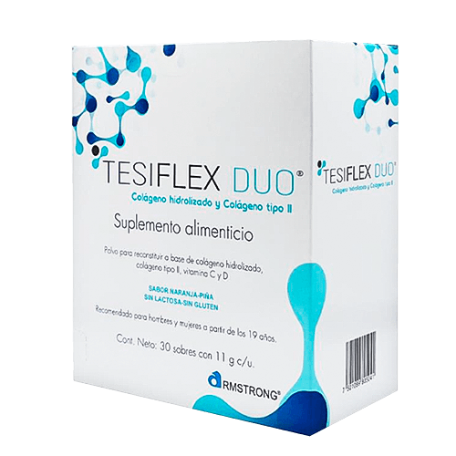 [7501089805041] Tesiflex Duo Suplemento Alimenticio 30 Sobres Con 11G C/U