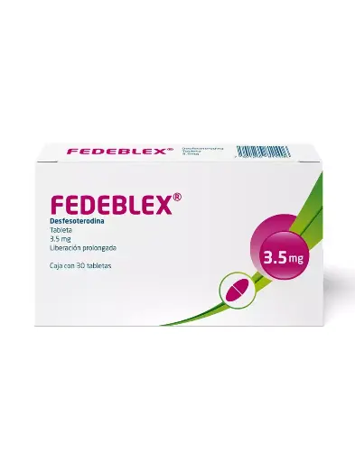 [7501250811406] Fedeblex 3.5 Mg Caja Con 30 Tabletas