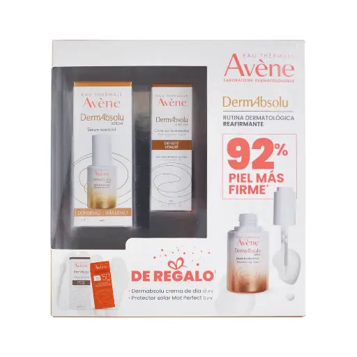 [3282779391764] Avene Dermabsolu Suero 30Ml + Dermabsolu Crema De Día 10Ml + Protector Solar Mat