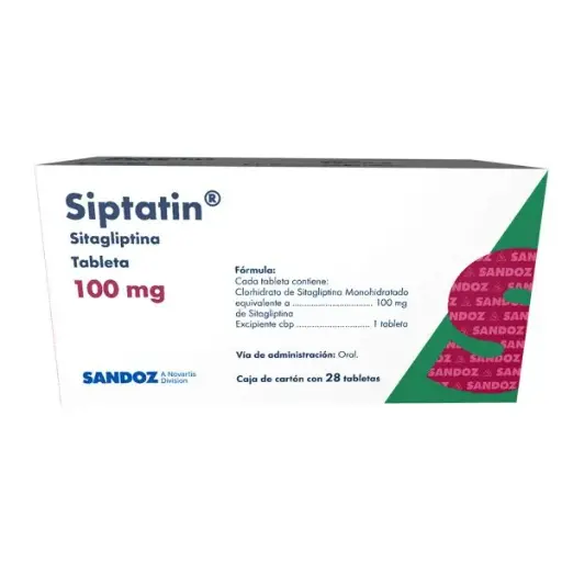 [7502216935846] Siptatin 100Mg Caja Con 28 Tabletas.
