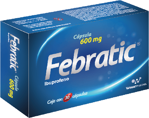 [7501300450623] Febratic 600 Mg 30 Capsulas