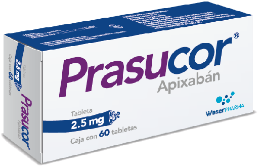 [7501300450647] Prasucor 2.5 Mg 60 Tabletas 