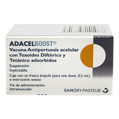 [7501895141968] Adacel Boost (Vacuna Antipertussis Acelular Con Toxoides Diftérico Y Tetánico Adsorbidos) 0.5 Ml Caja Con 1 Frasco Ámpula De 0.5 Ml Con 1 Dosis