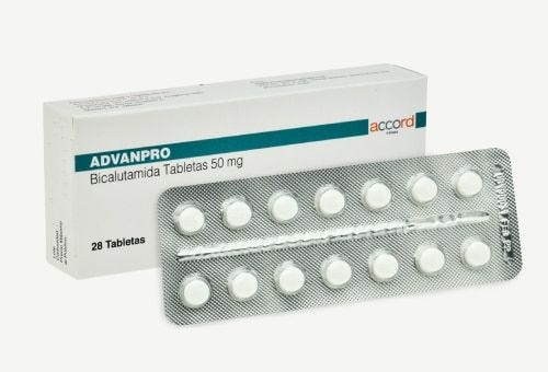 [7502254000377] Advanpro (Bicalutamida) 50 Mg Caja Con 28 Tabletas