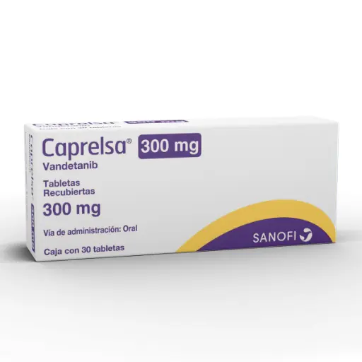 [7501165011205] Caprelsa (Vandetanib) 300 Mg Caja Con 30 Tabletas