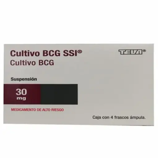 [7501559656401] Cultivo BCG SSI 30 Mg 4 Frasco Ámpula 
