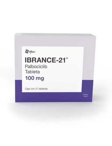 [5415062386477] Ibrance-21 (Palbociclib) 100 Mg Caja Con 21 Tabletas