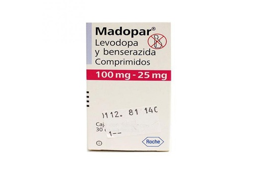 [7501009005407] Madopar 100 Mg / 25 Mg Caja Con 30 Comprimidos