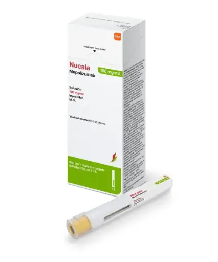 [7501027800244] Nucala (Mepolizumab) 100 Mg Caja Con 1 Pluma Pre-Cargada (Autoinyector) Con 1 Ml