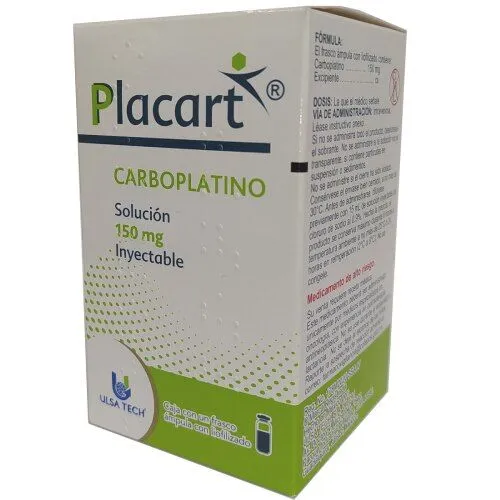 [7506429600300] Placart (Carboplatino) 150 Mg Caja Con Un Frasco Ámpula Con Liofilizado