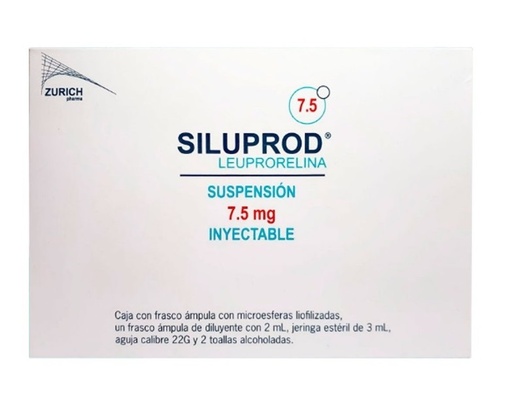 [7502251890803] Siluprod (Leuprorelina) 7.5 Mg Caja Con Frasco Ámpula