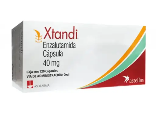 [7500464605924] Xtandi (Enzalutamida) 40 Mg Caja Con 120 Cápsulas