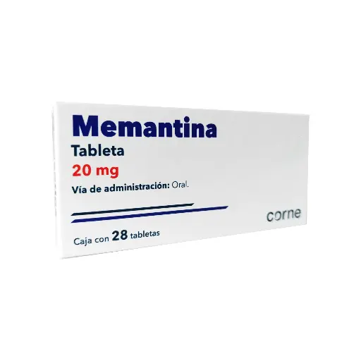 [7502242701224] Memantina 20 Mg 28 Tabletas Genérico Corne