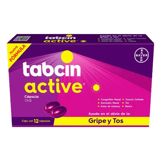 [7501008499689] Tabcin Pods Active Caja Con 12 Cápsulas