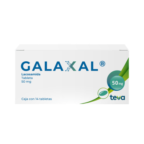 [7501559603757] Galaxal Lacosamida 50 Mg Caja con 14 Tabletas 