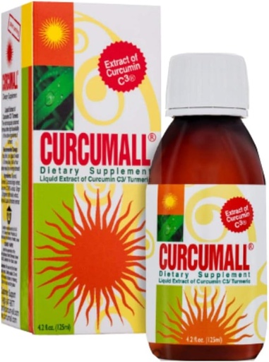 [B01540W5PS] Curcumall Curcumina Y Jengibre Concentrado De Cúrcuma Con Biodisponibilidad Mejorada, 125 Ml