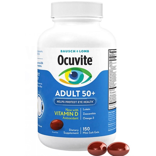 [B07LH7CGJR] Bausch & Lomb Ocuvite Adulto 50+ Vitamina De Ojos & Minera