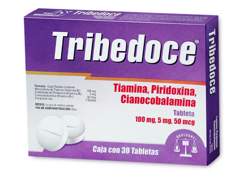 [7502208894779] Tribedoce 100 Mg / 5 Mg, 50 Mcg Caja Con 30 Tabletas Genérico 