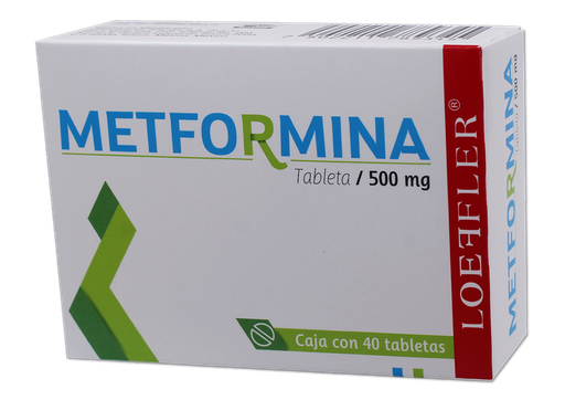 [7502211789345] Metformina 500mg 40 Tabletas