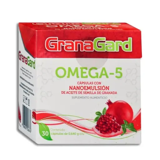 [7506022326676] Granagard Omega 5 Con Aceite De Semilla De Granada 30 capsulas