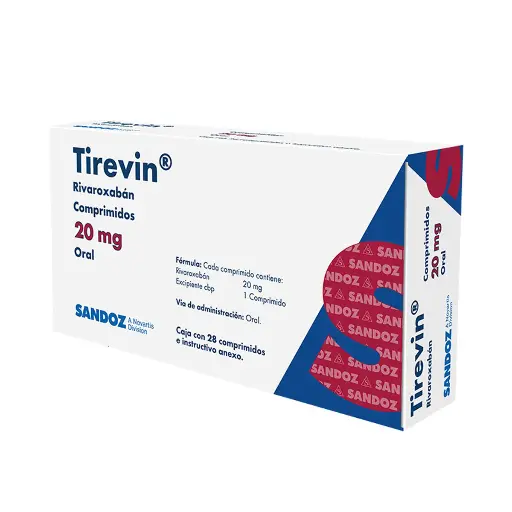 [7502216935747] Tirevin 20 Mg 28 Comprimidos Rivaroxaban