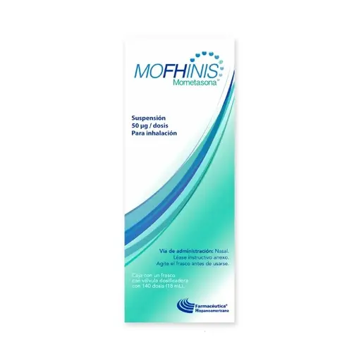 [7502213042813] Mofhinis Mometasona Suspensión Dosis Para Inhalación 50 mg Genérico