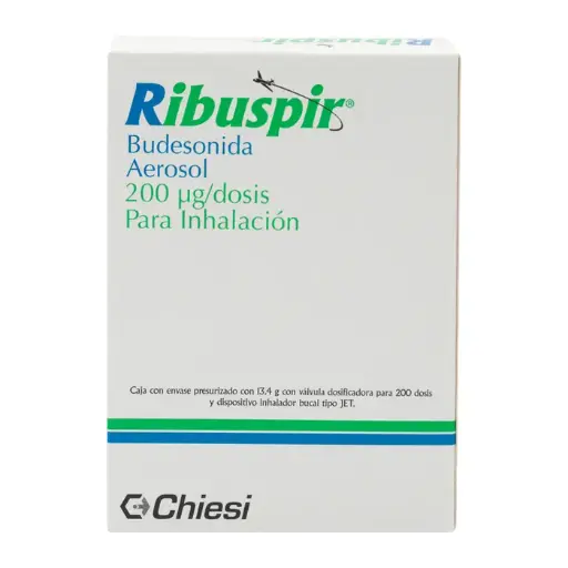[7506358100056] Ribuspir Inhalador 1 Aerosol Frasco Budesónida 200 MCG