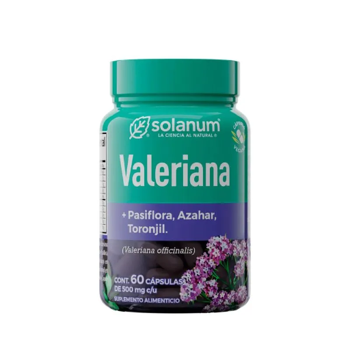 [7503034937159] Solanum Valeriana Suplemento Alimenticio 60 Cápsulas
