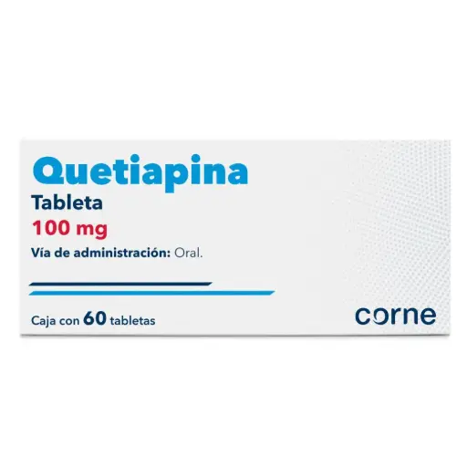 [7502242701125] Quetiapina 100 mg 60 tabletas generico